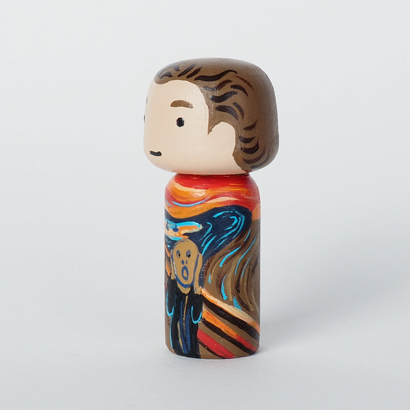 Edvard Munch - The Scream Mini Kokeshi (Limited Edition)