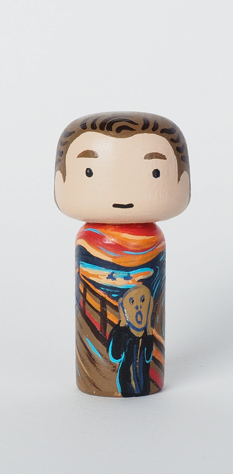 Edvard Munch - The Scream Mini Kokeshi (Limited Edition)
