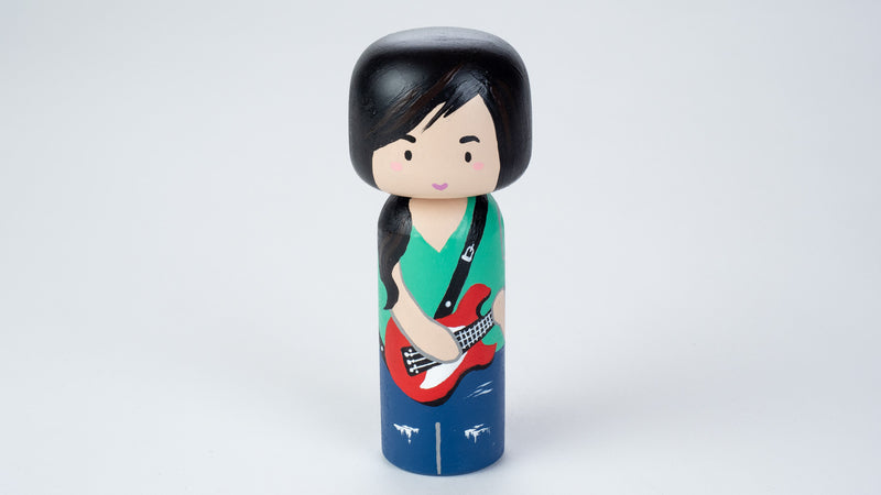 Guitarist- Hobby and Occupational Kokeshi Dolls