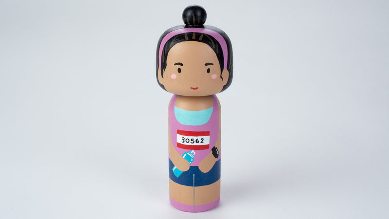 Runner - Hobby and Occupational Kokeshi Dolls