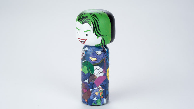 Introducing our new upcycled superhero 2-in-2 Kokeshi dolls!  These Kokeshi are made using used comics or books and are carefully hand-painted to match the character and theme of the books.  On one side, it is one character and turn it around and you'll find another character.  We spark the joy back of used books and upcycle it to something that is unique and personalized.  They are all truly one of a kind.