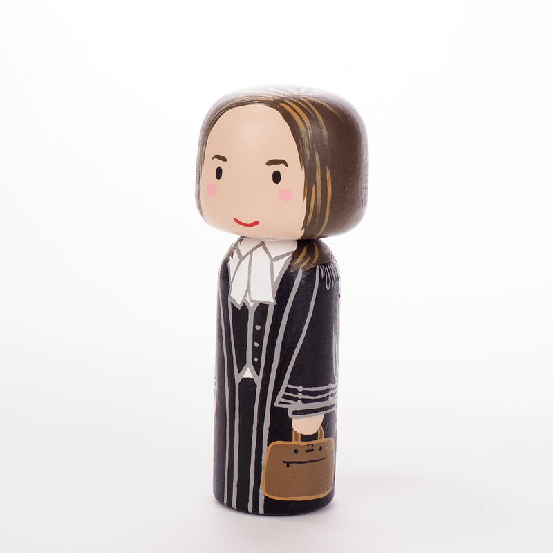 Lawyer - Occupational and family portrait Kokeshi dolls!  Give something unique and personalized.  Customize an occupation of your family, friends, or colleagues on Kokeshi dolls!  They are hand-painted with love that show the uniqueness of each individual. 