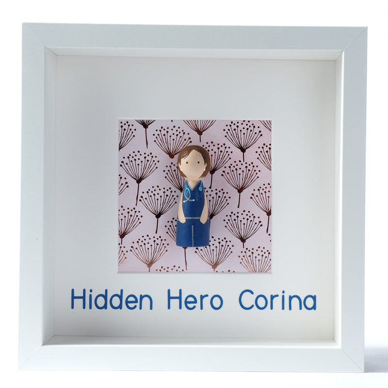 Family and Friends Portrait on Mini wooden dolls - Gift Certificate