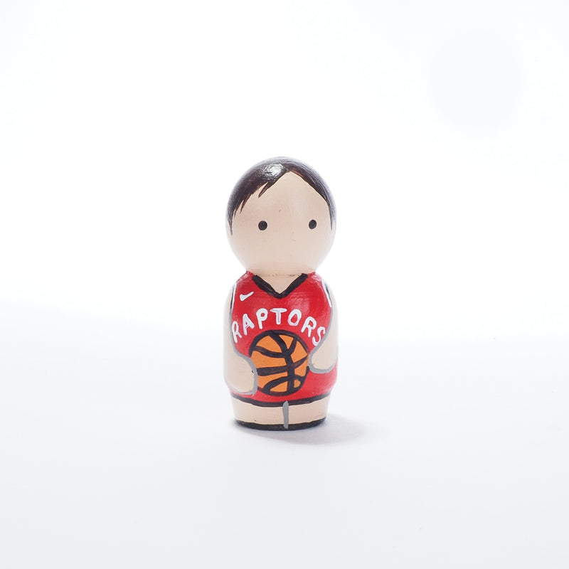 Toronto Raptors fans - Give something unique and personalized.  Custom peg and Kokeshi dolls of your family!  They are hand-painted that show the uniqueness of each individual in your family.  This will definitely touch the heart and bring smiles, may be even happy tears to your family. 