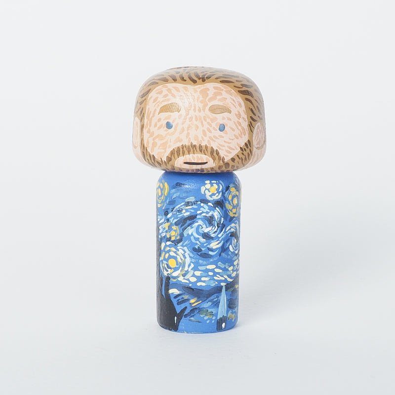 Van Gogh Mini Kokeshi - The Starry Night (Limited Edition)