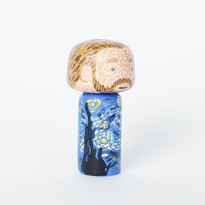 Van Gogh Mini Kokeshi - The Starry Night (Limited Edition)