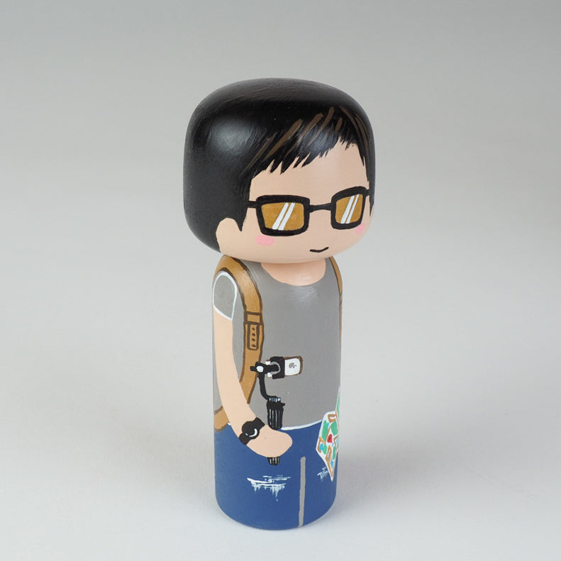 Traveller- Hobby and Occupational Kokeshi Dolls